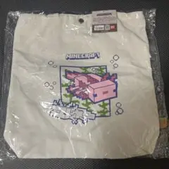 Minecraft ウーパールーパー　帆布トートバッグ