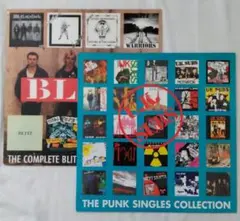 U.K.Subs/BLITZ SinglesCollectionLP2枚まとめ売