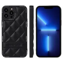 Iphone14PROMAX用質感ケース　ブラック →本日発送