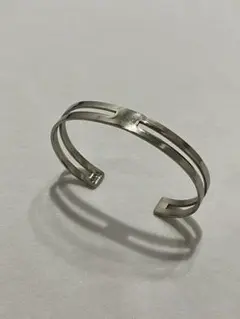 ナノユニバース　「NU jewelry」　ジャーマンシルバースルーバングル