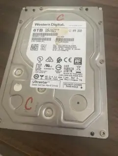 Western Digital 6TB Ultrastar 約2万時間起動