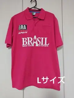 ダウポンチ　DalPonte ポロシャツ ピンク　Lサイズ