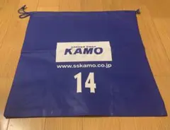 【新品】KAMO サッカー 袋 バッグ 収納 ブルー 14