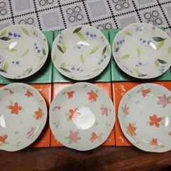 たち吉 すずらんとツツジの皿 6枚セット