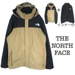 THE NORTH FACE マウンテンパーカー【L】インナーフリース付き 希少