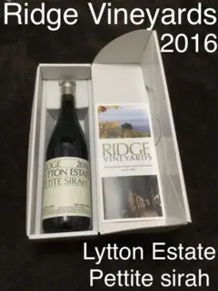 2016 Ridge Vineyards Petite Sirah