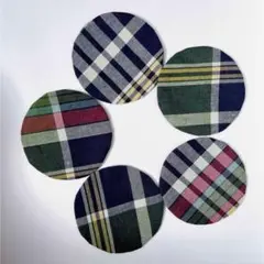 ハンドメイド 丸いコースター