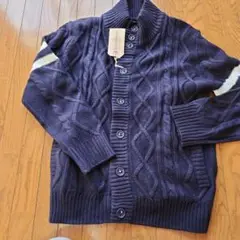 BASEMENT WEAR ネイビー カーディガン