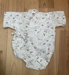 ミキハウス　トンボ柄 ベビー甚平 70cm 綿100%