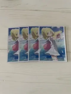 ポケモンカードゲーム　リーリエ　デッキシールド 4枚のみ