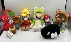 三英貿易　任天堂キャラクター　ぬいぐるみ　マスコット　８点　まとめ売り