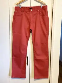【新品】U.S.BOARDER ユーエスボーダー カラーパンツ デニム 赤