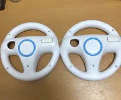 【匿名　送料無料】家庭用ゲーム機　任天堂Wiiマリオカートハンドル399-52