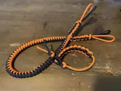 【ハンドメイド】パラコード編み　グリップコード+ブレスレット