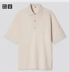 UNIQLO U 21ss ファインゲージポロシャツ M NATURAL