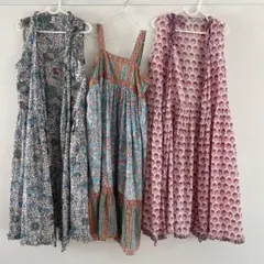 anokhi kids ワンピース3着セット