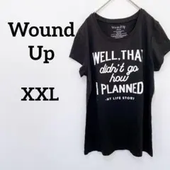 タグ付き✨Wound Up 【XXL】ブラック Tシャツ プリント