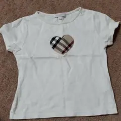 美品　バーバリー　半袖　チェック　シャツ　Tシャツ　110 春　夏