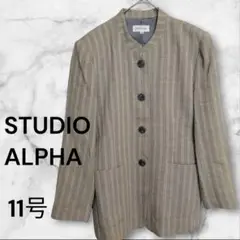 【STUDIO ALPHA/スタジオアルファ】テーラードジャケット 薄手 大きい