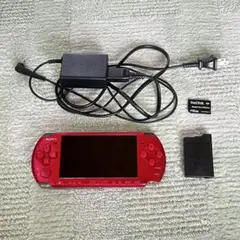 【動作品】 SONY PSP-3000 ラディアント・レッド 本体(付属品あり)