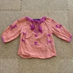 ANTIK BATIK 刺繍入り長袖ブラウス Y4