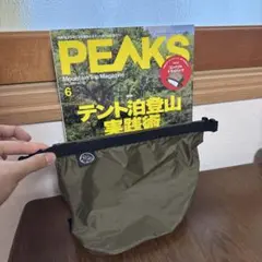 特別付録付き(防水バック)　peaks