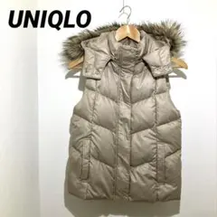 UNIQLO ユニクロ premium down M ベージュ ★