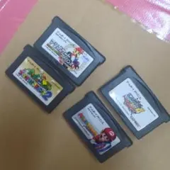 ロックマンエグゼ4 マリオカート マリオテニス マリオアドバンス2 4本セット