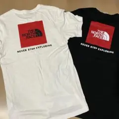 THE NORTH FACE Tシャツ 白　黒　xs