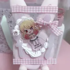 硬質ケースデコ ホイップ ピンク 量産型 トレカケース　B8 平成女児