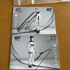 RB角田選手　ローソン選手の サイン入りポストカードセット