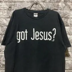 希少 got Jesus? Tシャツ L BLACK 黒 ゴットジーザス