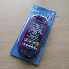 PS Vita2000 ラバーコートケース ピンク×ブラック ゲーム