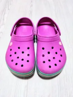 Crocs 濃いピンク 22cm(裏表記 4 ・6)