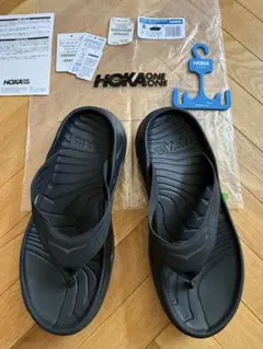 HOKA ONE ONE リカバリーサンダル　サイズ8 ブラック