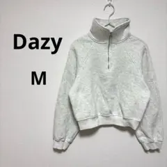 デイジー レディース ジップアップ フリースジャケット トレーナー 裏起毛 M