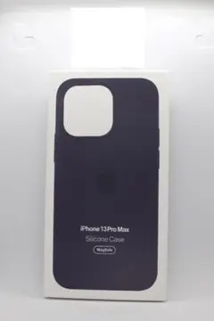 新品純正互換品iPhone13ProMaxシリコーンケース-ミッドナイトブラック