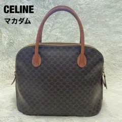 CELINE セリーヌ オールドセリーヌ マカダム柄 ハンドバッグ ドーム型