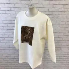 8.22 h767 Garnet brown トレーナー 薄手　紙タグ付き