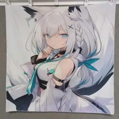 ホロライブ　白上フブキ　ハンカチ