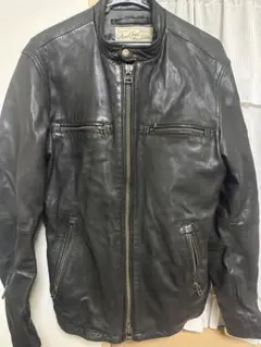 Avirex ブラックレザージャケット