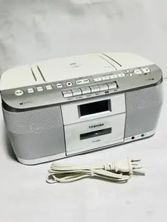 【未使用】ユーキャン　東芝CDラジカセ　ヘッドホン付き　TY-CDS6 TY-CDS6：CDラジオカセットレコーダー：東芝エルイー