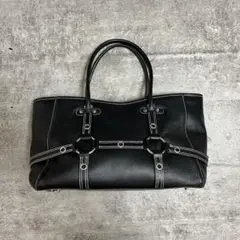 y2k archive 00s grunge hand bag black