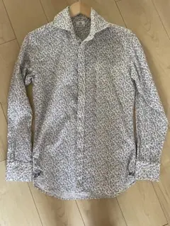 値下げ‼️BEAMS Heart柄プリント コットンシャツ 長袖