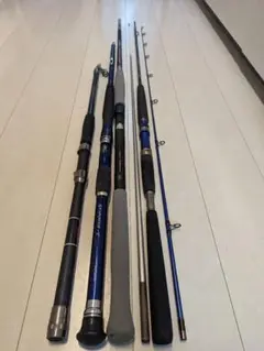 ダイワ シマノなど船竿 4本セット