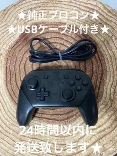 ニンテンドースイッチ 純正 プロコン ブラック①