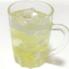 食品サンプル。中サイズレモンサワーカクテル