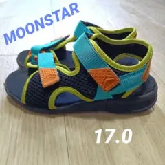 ムーンスター　キッズサンダル17.0
