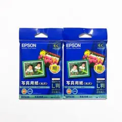 【未使用】写真用紙 光沢紙 写真サイズL判20枚入り2袋