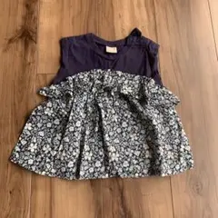 プティマイン　カットソー　チュニック　80cm